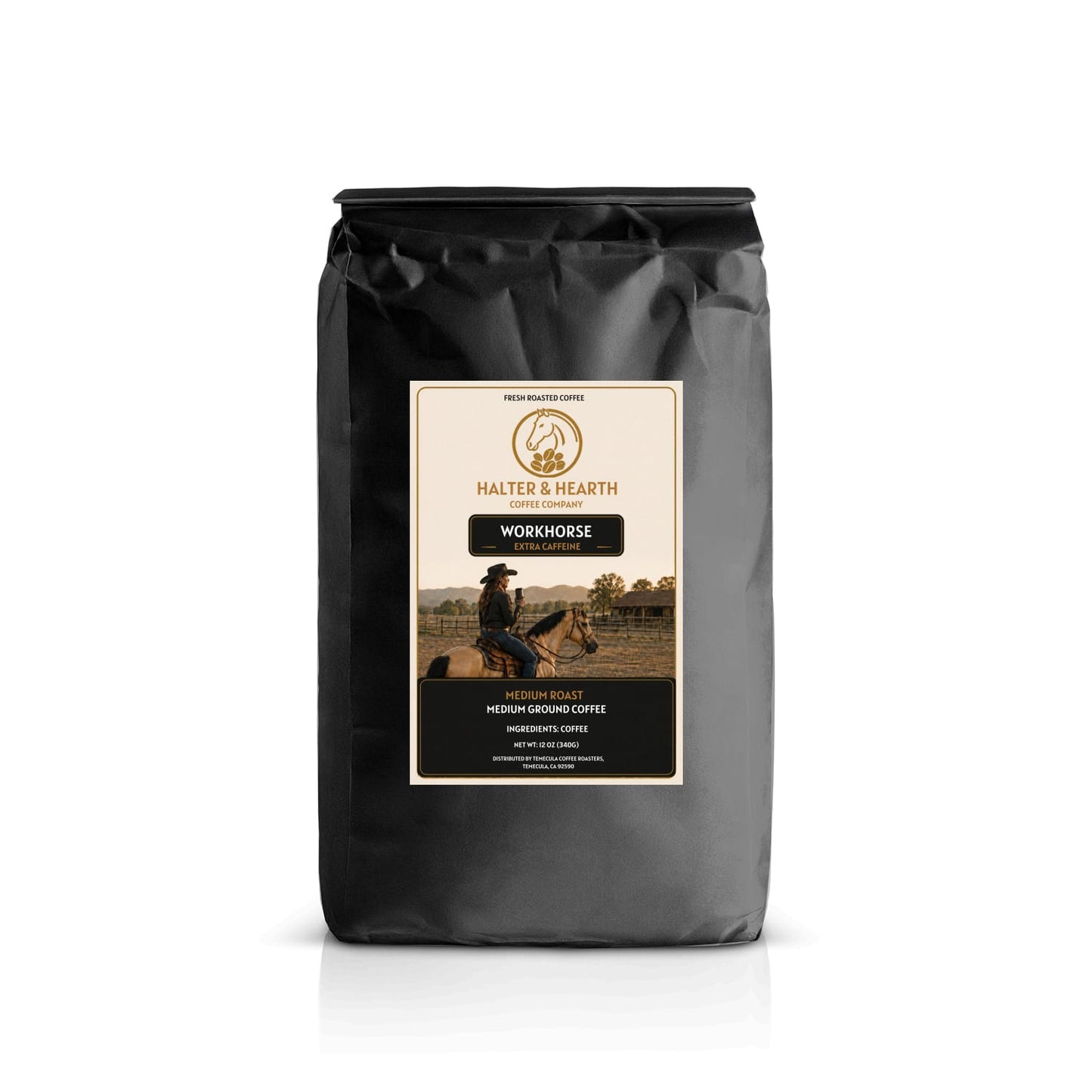 Workhorse - Extra Caffeine, Medium Roast Coffee